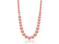 Collana Miluna Donna Terra E Mare in Corallo Perla PCL5077